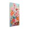 Stupell Industries Abstract Flowers on Blue Wall Plaque Art Design by LSR Design Studio